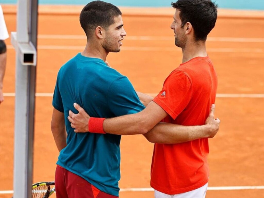 Novak Djokovic and Carlos Alcaraz (Image via Marca)