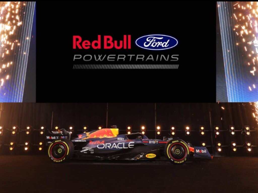 Red Bull announces their partnership with Ford at their car launch