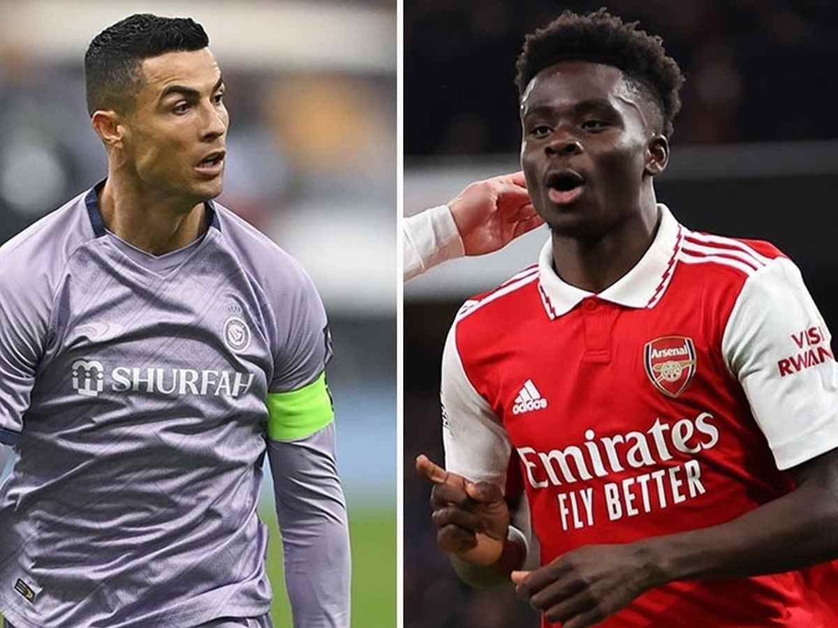 Bukayo Saka lauds childhood idol Cristiano Ronaldo, says he loves his ‘mentality’ to be the best