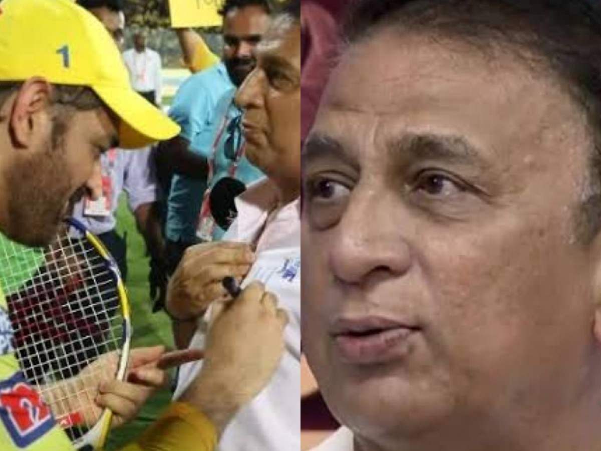 WATCH: “Before I die, I want to…,” emotional Sunil Gavaskar reiterates wish while displaying MS Dhoni-signed shirt