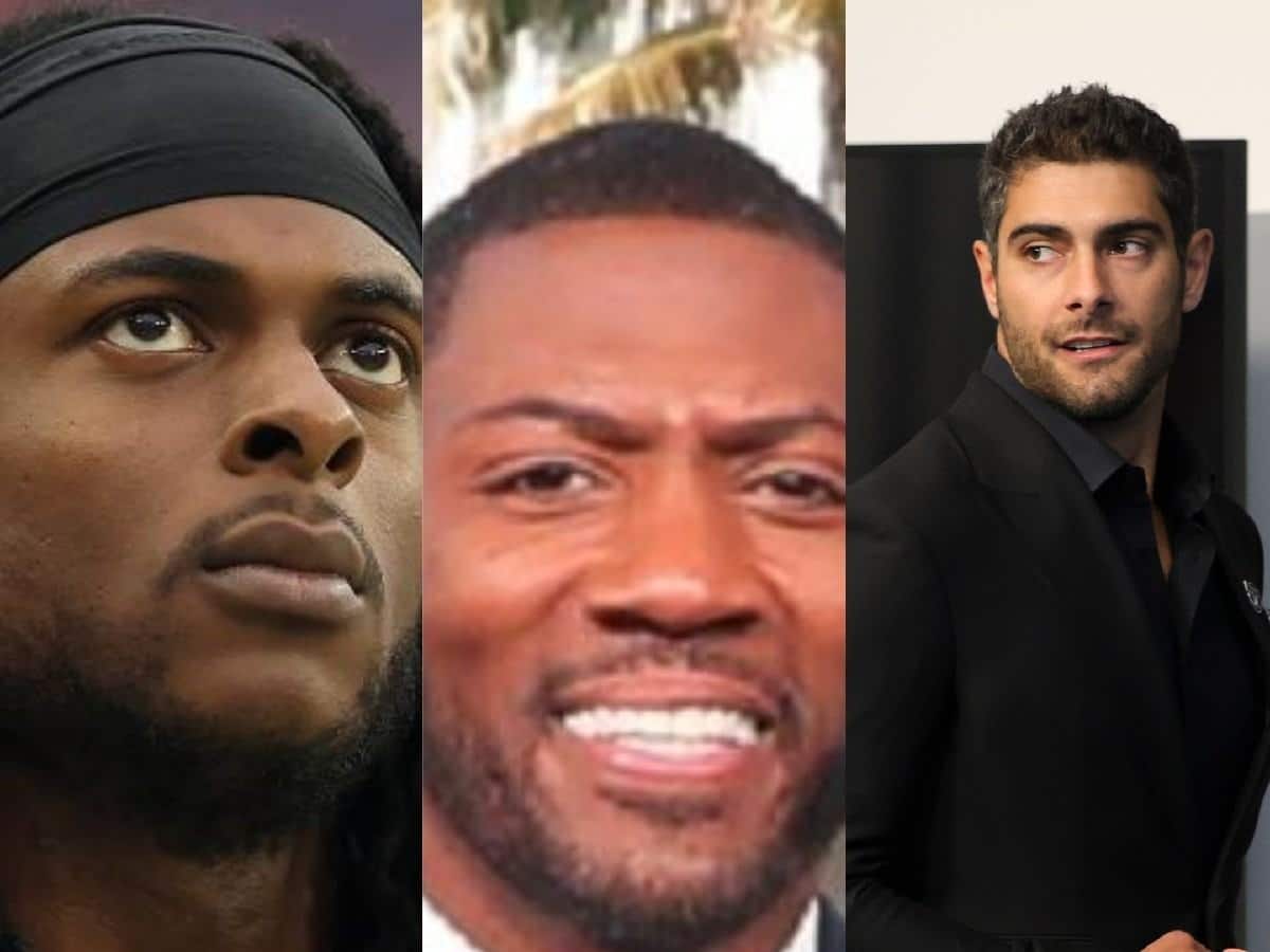 “Not getting an upgrade at the position,” Ryan Clark STRONGLY believes Davante Adams is not entirely sold on Jimmy Garoppolo moving to the Raiders