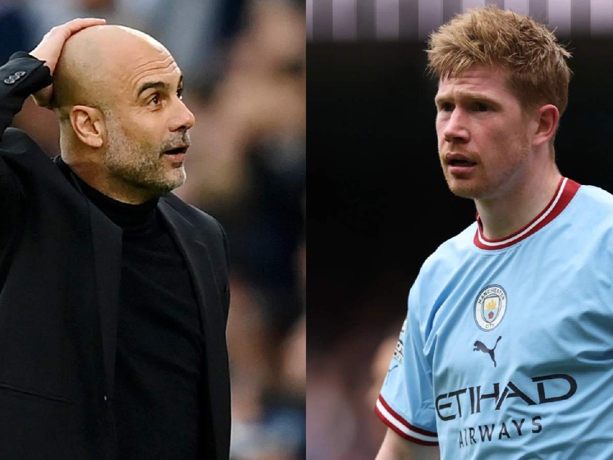 WATCH: Manchester City’s Kevin de Bruyne asks Pep Guardiola to ‘shup up’ during UCL clash against Real Madrid