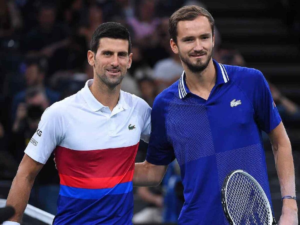 Novak Djokovic and Daniil Medvedev,