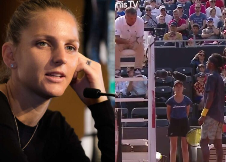 Karoline Pliskova and Mikael Ymer