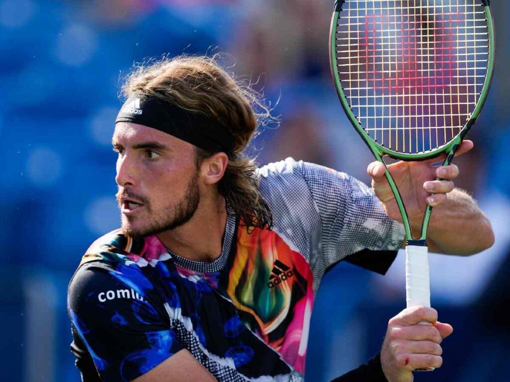 Stefanos Tsitsipas (Image Via Jeff Dean/Associated Press)