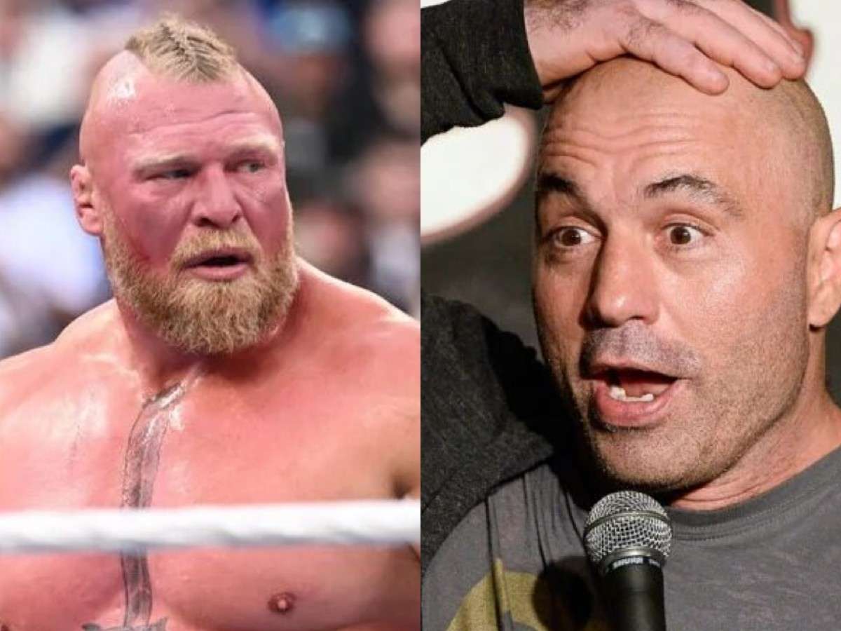 “He’d use me as a condom,” Joe Rogan WILDLY describes fearing the ferocious Brock Lesnar