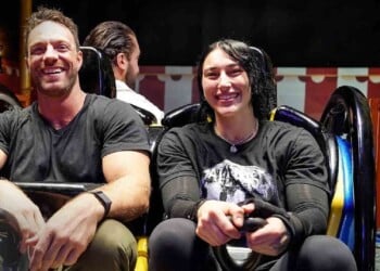 Rhea Ripley and LA Knight ahead of Night of Champions