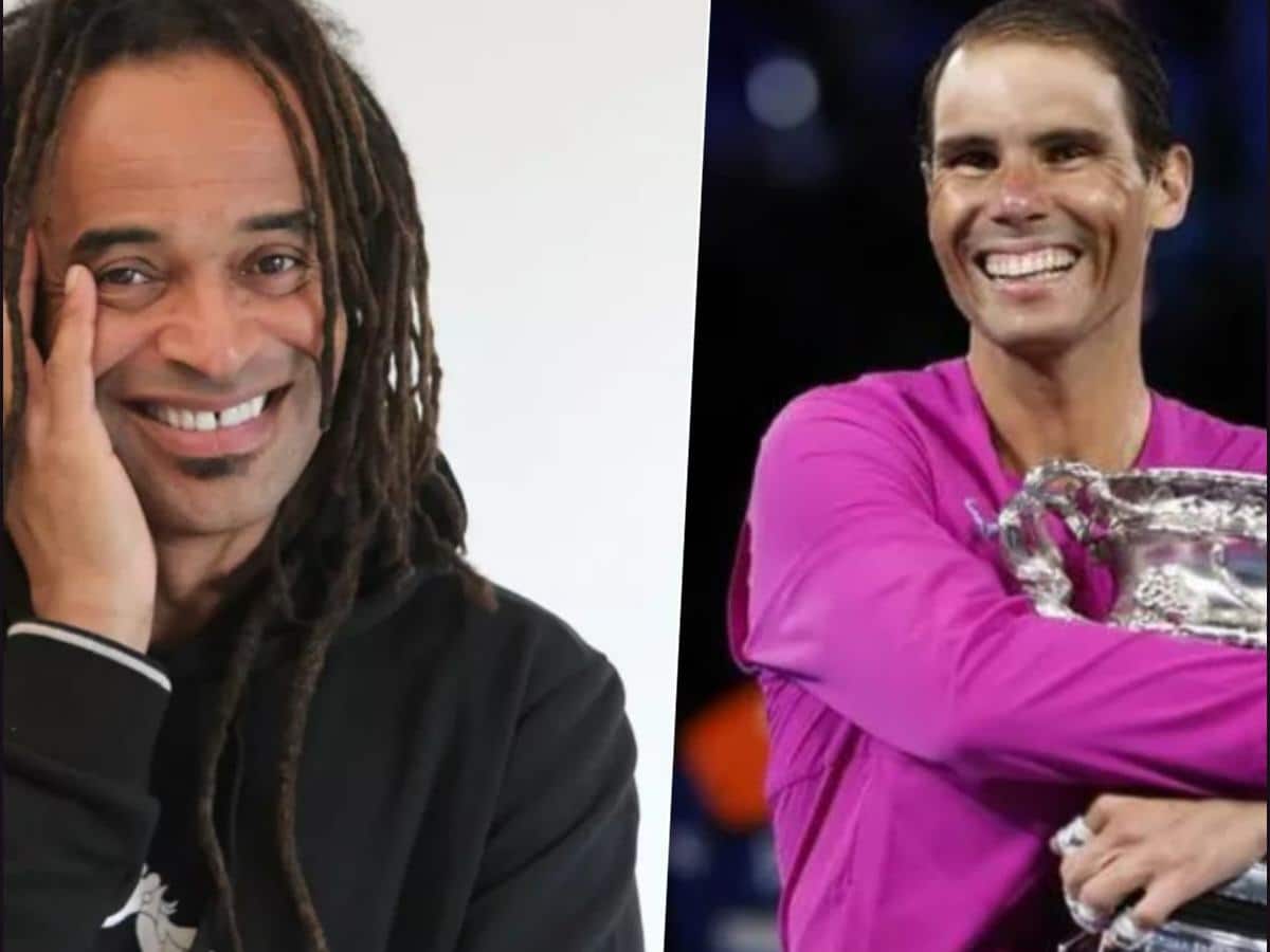 Yannick Noah cites Rafael Nadal’s humbleness as the primary reason why he considers him superior to Roger Federer and Novak Djokovic in his books