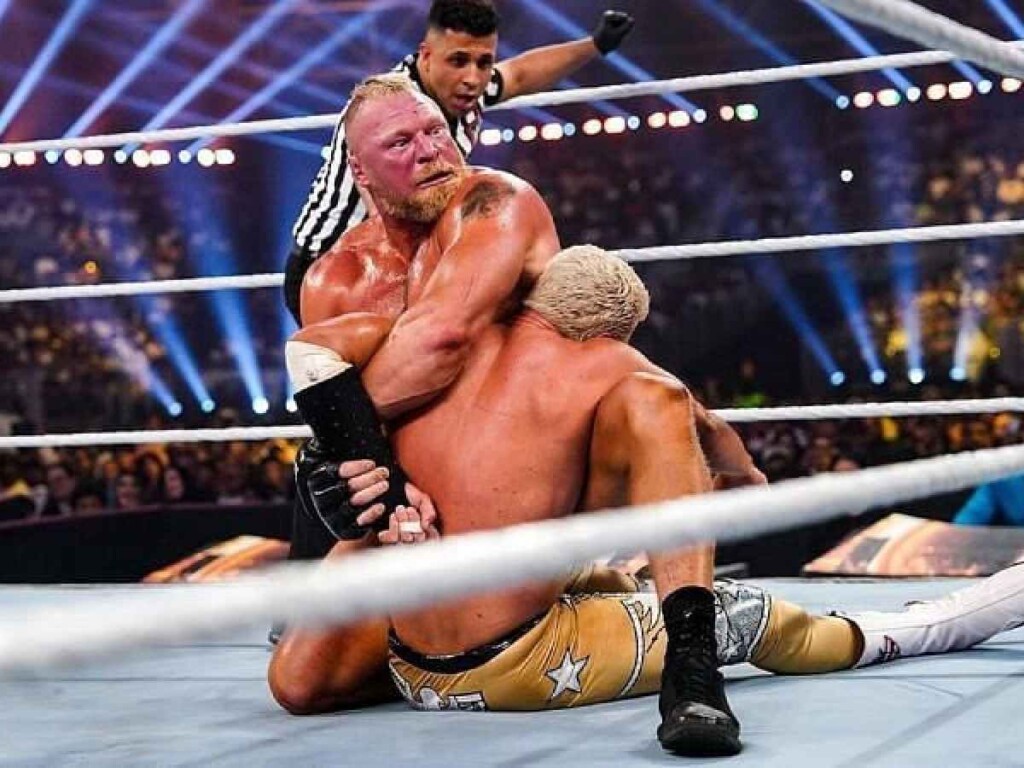 Brock Lesnar and Cody Rhodes