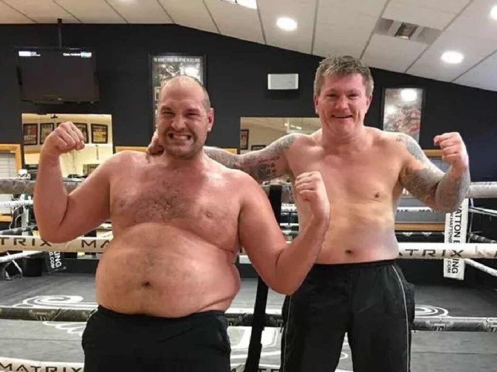 Tyson Fury and Ricky Hatton 