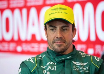 Fernando Alonso at the Monaco GP