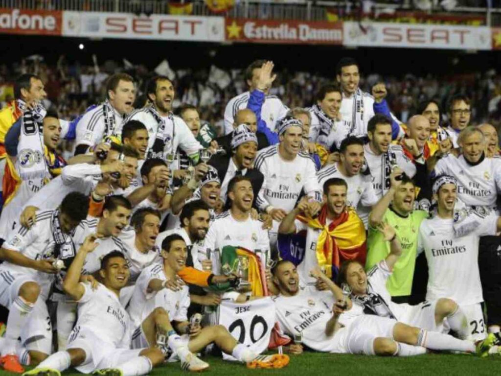 Real Madrid wins the Copa Del Rey 20 times
