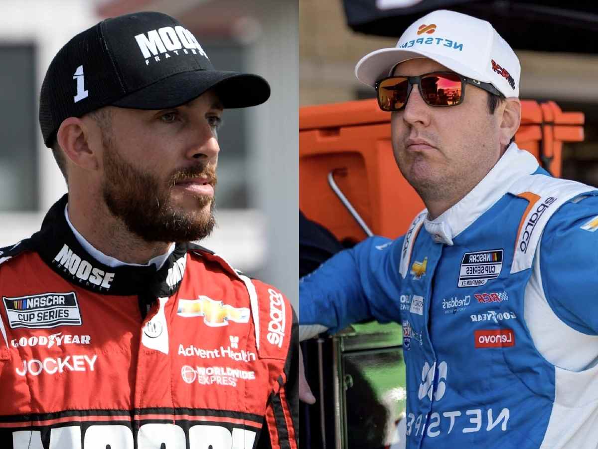 “F***ing as***le,” Kyle Busch goes on an angry rant on team radio against Ross Chastain at Kansas