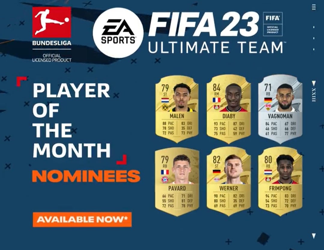 EA Sports FIFA 23 leaks: Nominees for the April Bundesliga Player of the Month (POTM), everything you need to know