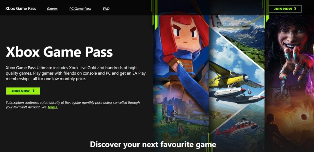 Xbox game pass 2023