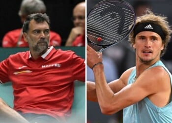 Sergi Bruguera and Alexander Zverev
