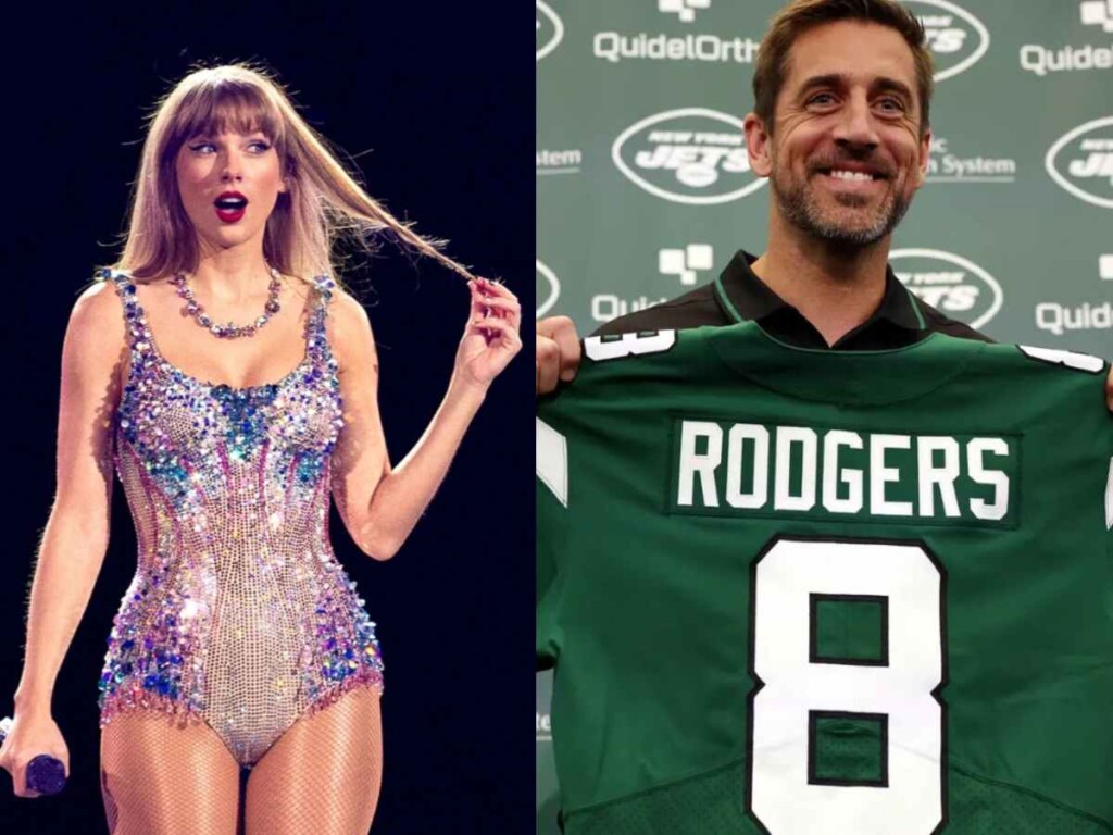 Taylor Swift Aaron Rodgers Jets John Franklin-Myers