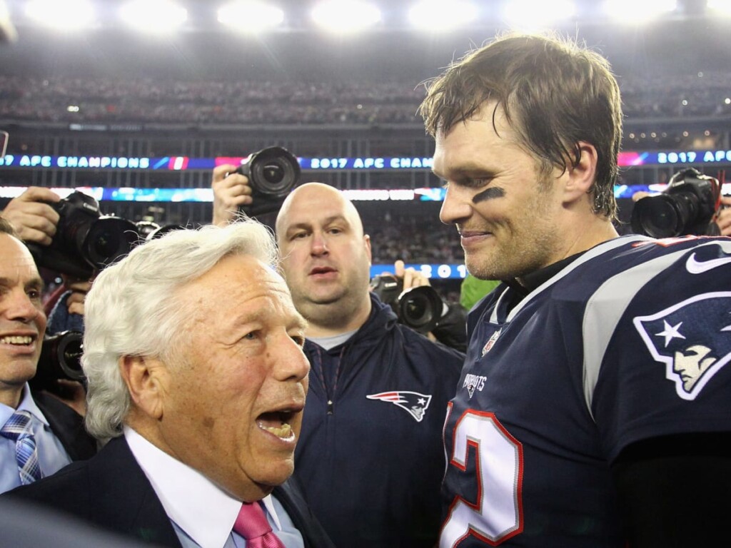 Tom Brady and Robert Kraft