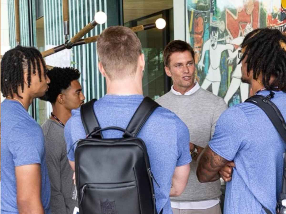 “Told em not to marry supermodels” – NFL Twitter HILARIOUSLY interprets Tom Brady’s advice to Bryce Young, C.J. Stroud, and Anthony Richardson upon meeting them