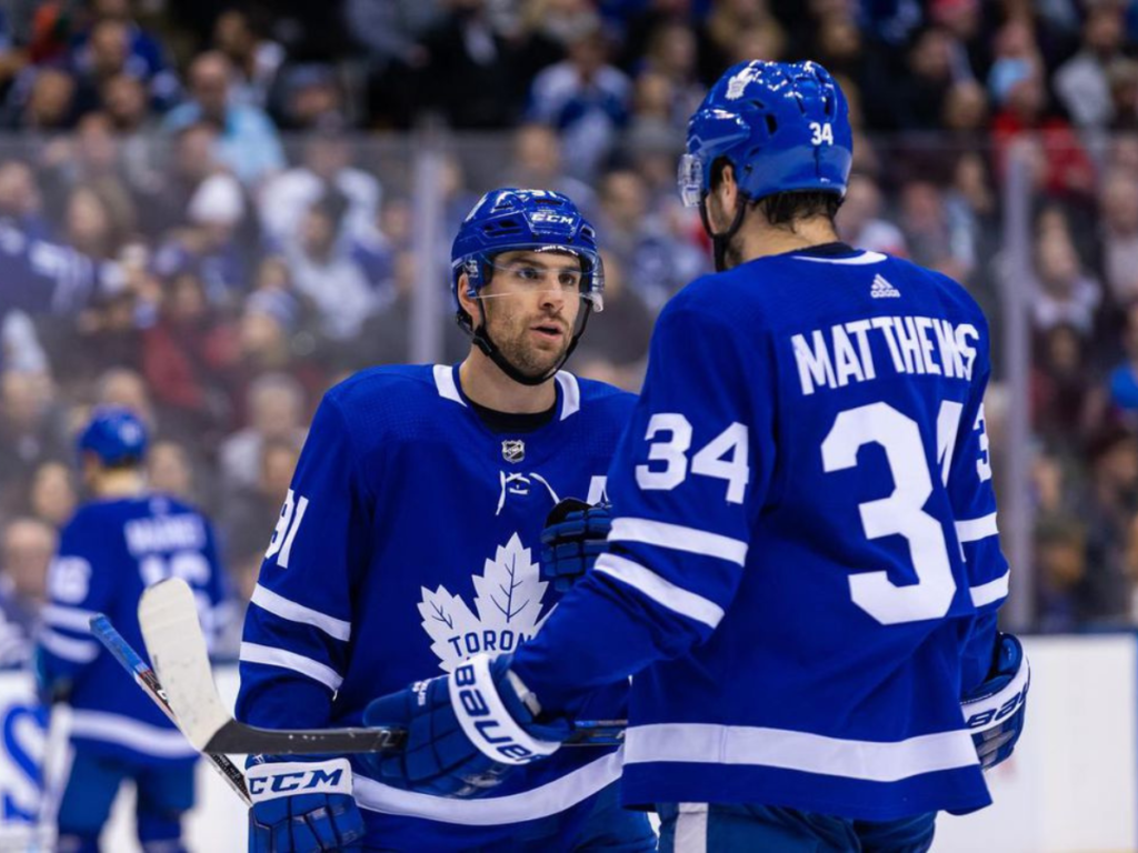 Auston Matthews and John Tavares [Image Credit: The Toronto Star]