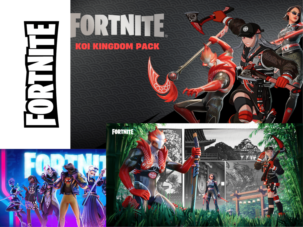 New Fortnite Skin Bundle: The Koi Kingdom Pack is out