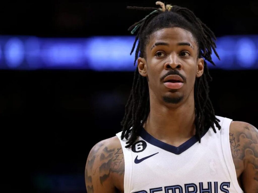 Ja Morant for the Memphis Grizzlies (Image via Harry How/Getty Images)