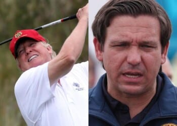 donald trump and Ron DeSantis