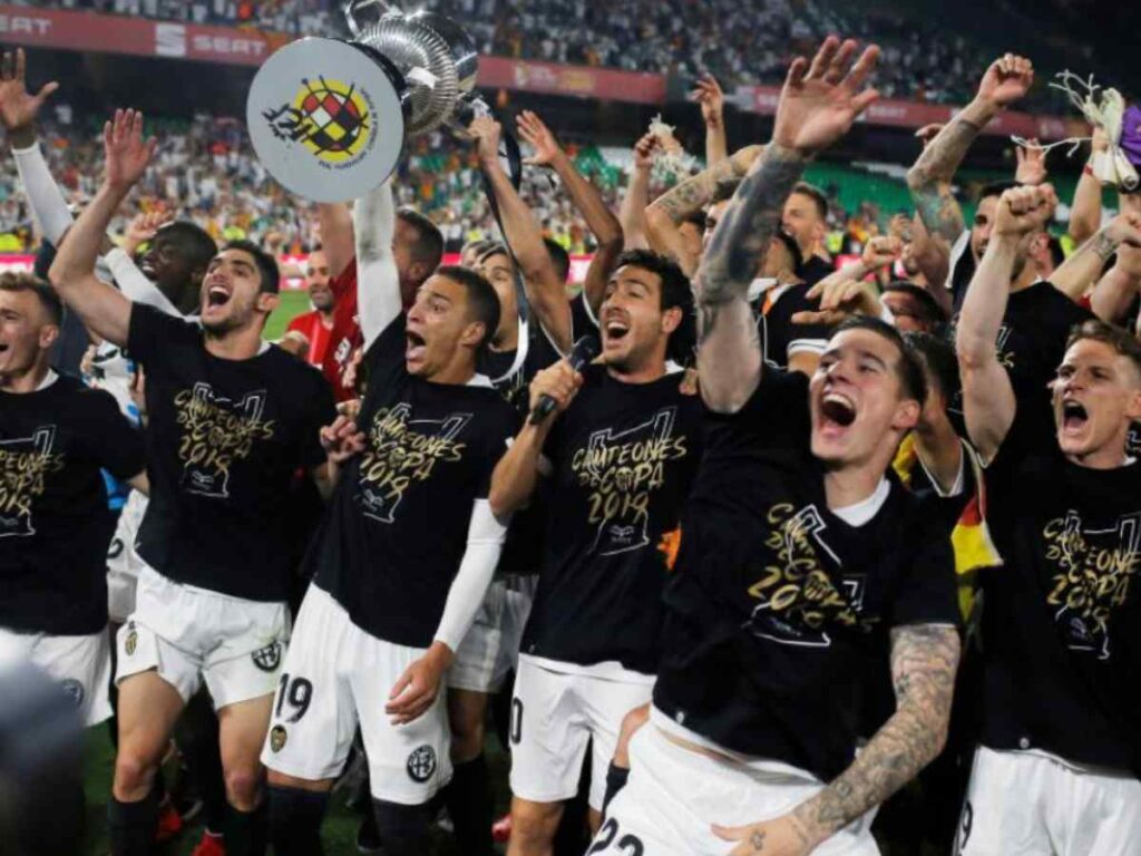 Valencia won 19 Copa Del Rey trophies