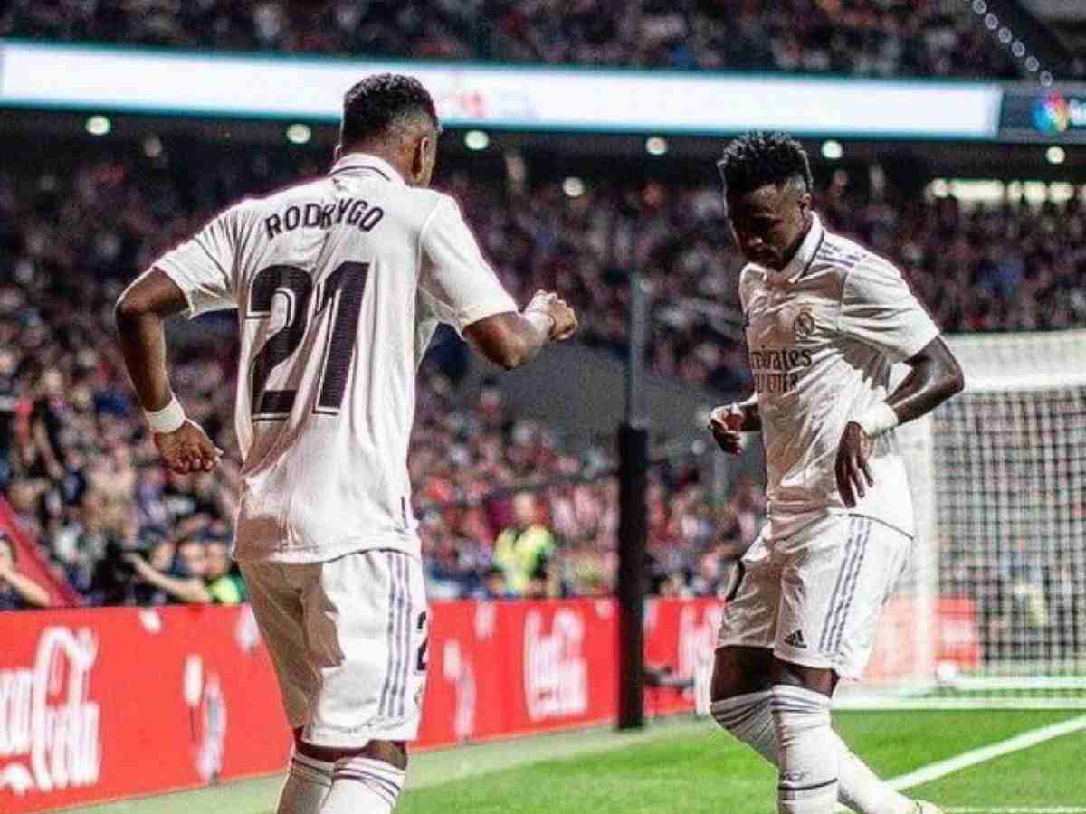 WATCH: “Playing FIFA in easy difficulty; Greatest player”- Fans hail Vinicius Jr. for incredible dribble giving Real Madrid early lead in Copa del Rey final