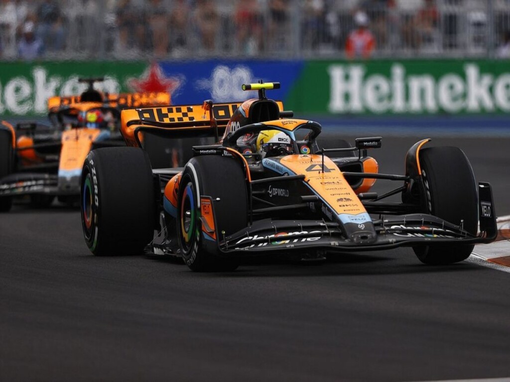 McLaren at the Miami GP (Credits: autosport)