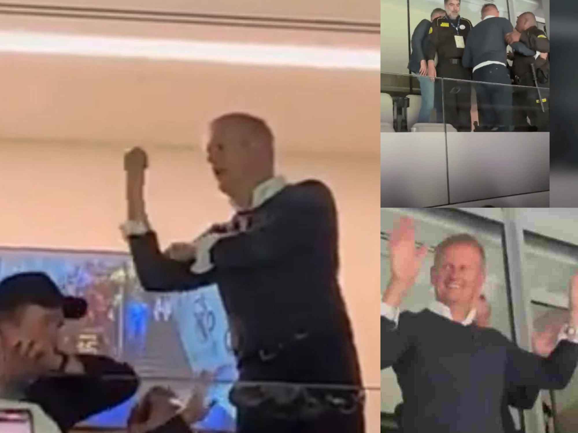 WATCH: Erling Haaland’s father removed from Real Madrid’s stadium after throwing food and making abusive hand gestures