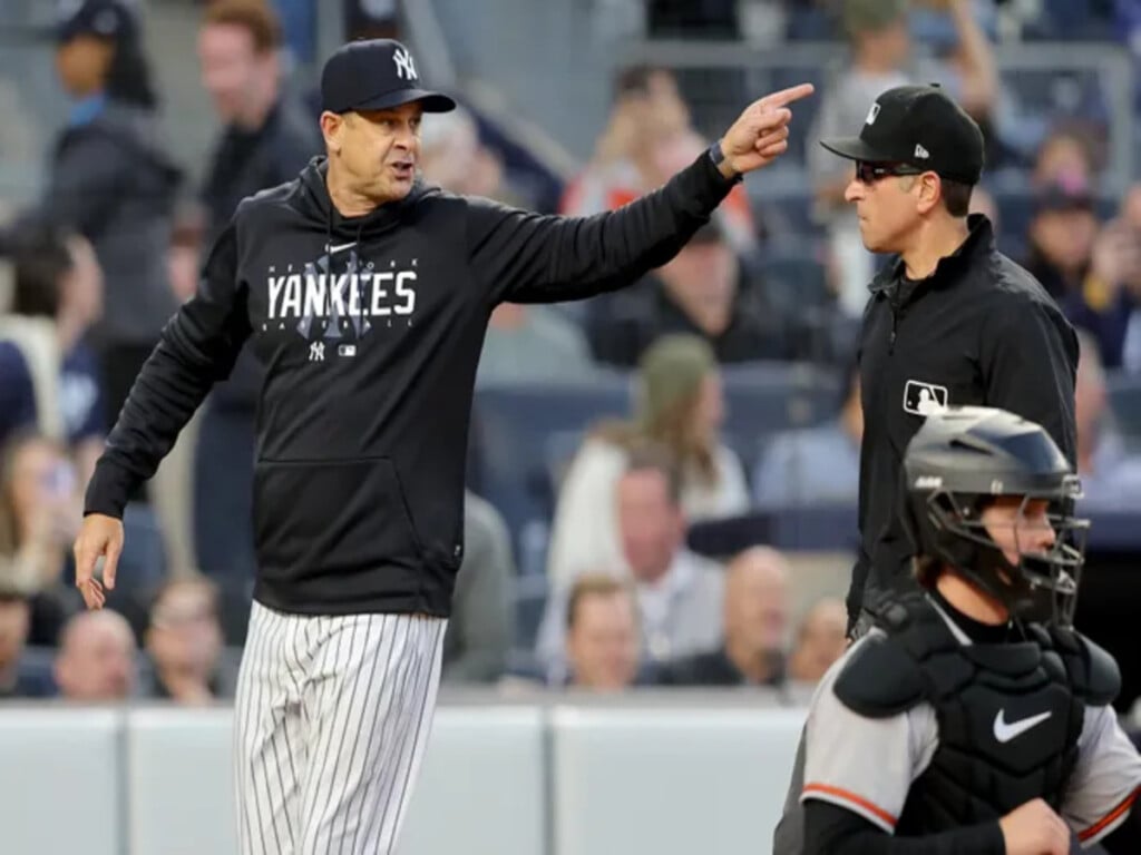 Aaron Boone's  ( Image via nypost )