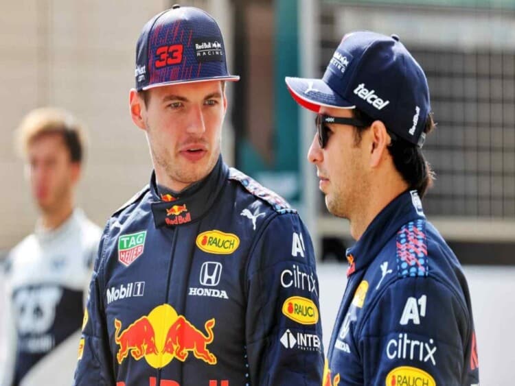 Max Verstappen and Sergio perez