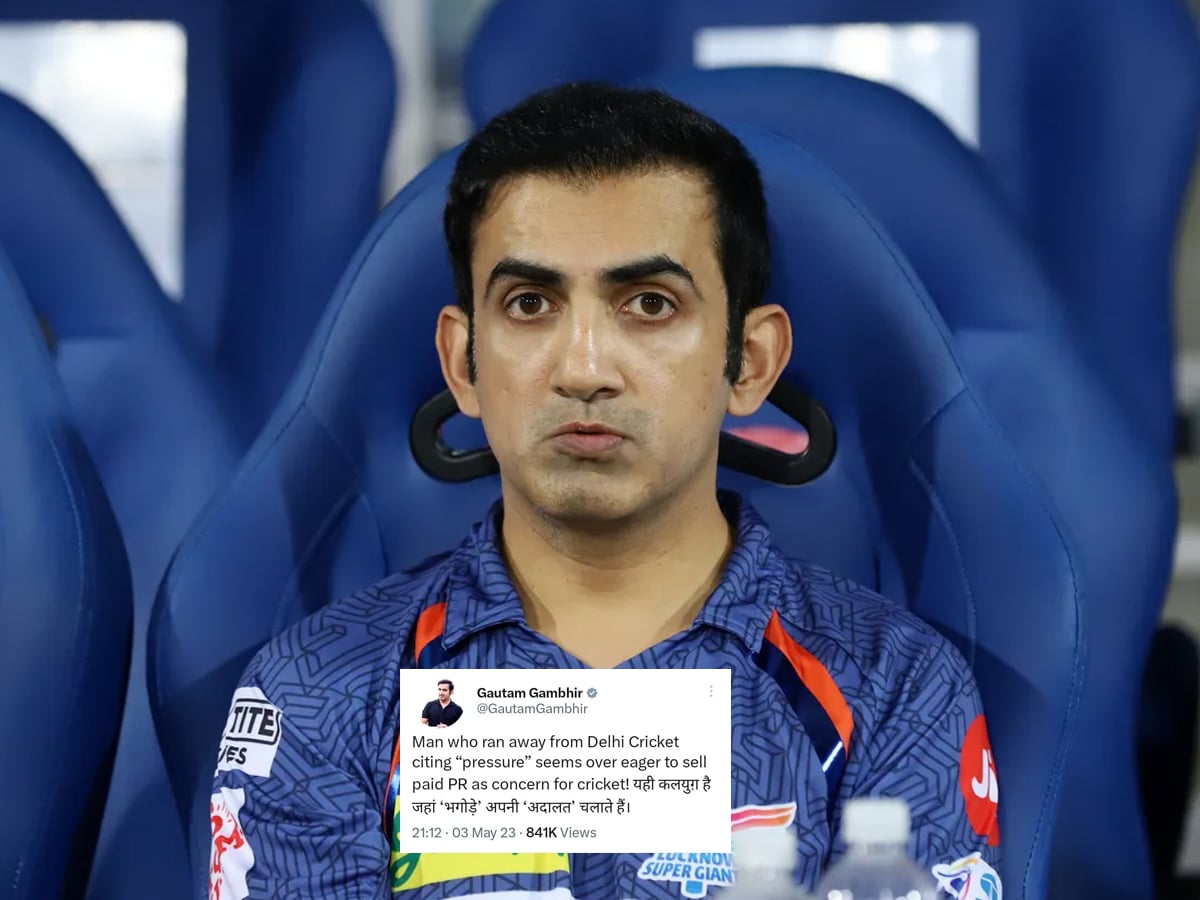 Gautam Gambhir Tweets For The First Time After Fight With Virat Kohli 4615