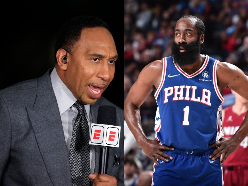 Stephen A. Smith and James Harden