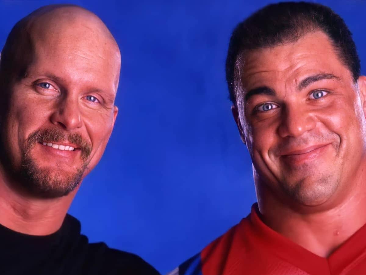 Kurt Angle nostalgically recalls not walking in the footsteps of Stone Cold Steve Austin