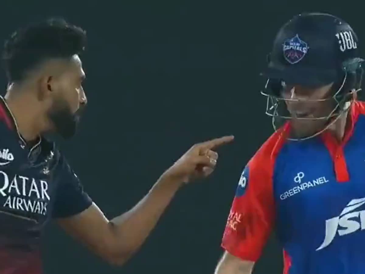 WATCH: Mohammed Siraj gets involved in heated exchange of words with DC’s Philip Salt, fans react