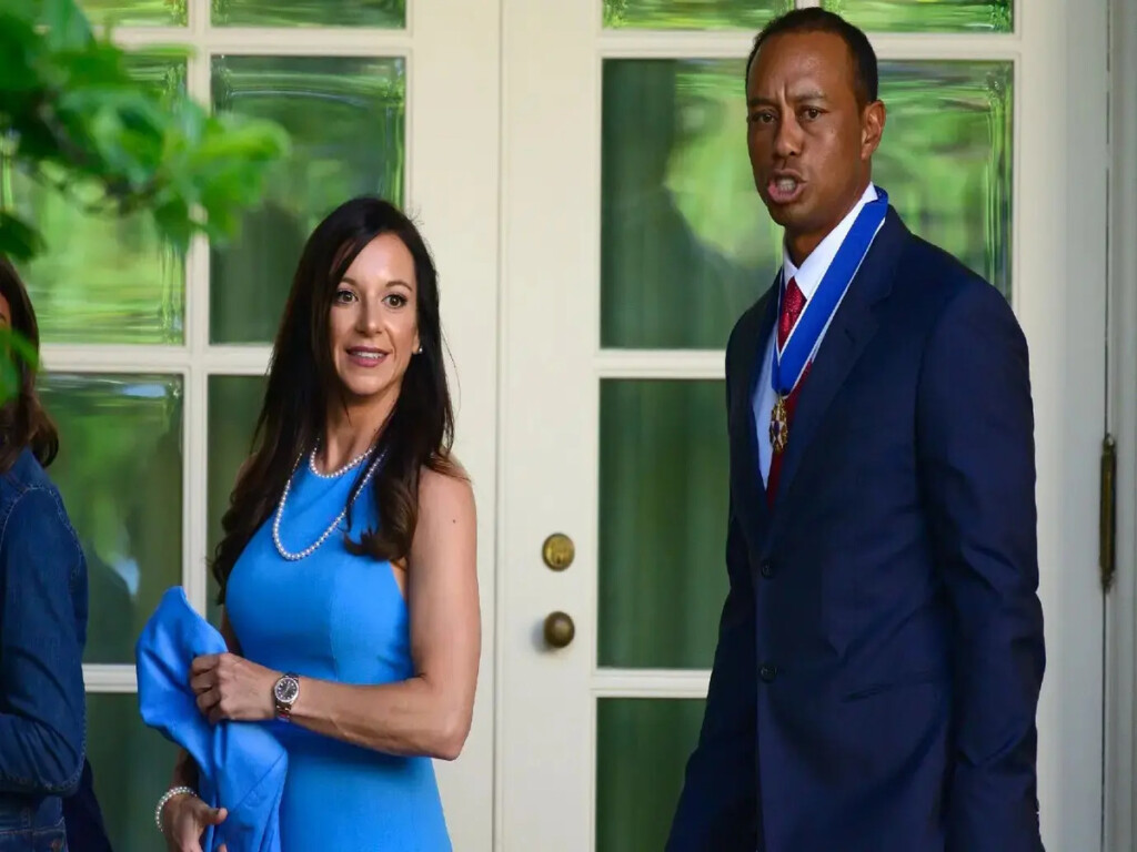 Erica Herman and Tiger Woods ( Image via Golfdigest )