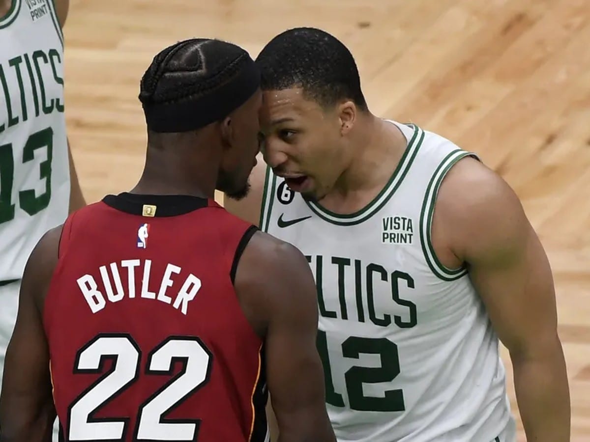 “F**ked around and found out” – Jimmy Butler HEADBUTTS AND COOKS Grant Williams, NBA Twitter joins in bashing Celtics player for trash-talking Heat superstar