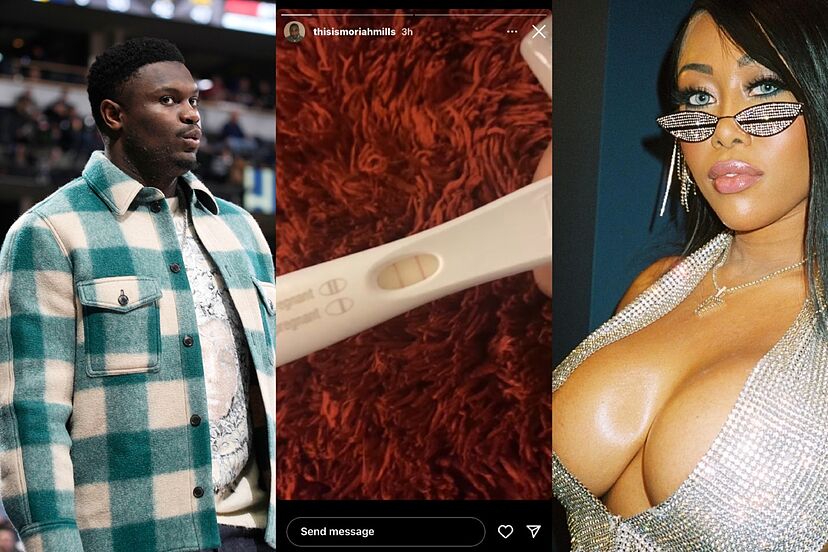 “Zion Williamson needs a restraining order” – Moriah Mills makes SHOCKING pregnancy reveal, NBA fans react