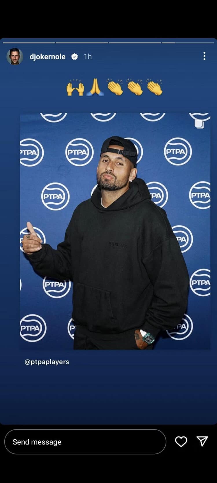 Nick Kyrgios joins Novak Djokovic led PTPA as the Serb publicly thanks ...