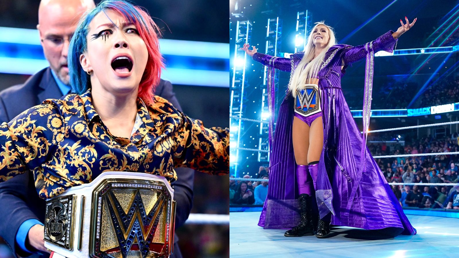 WATCH: WWE unveils the brand-new Women’s Championship for Asuka, gets interrupted by the quintessential return of Charlotte Flair on SmackDown