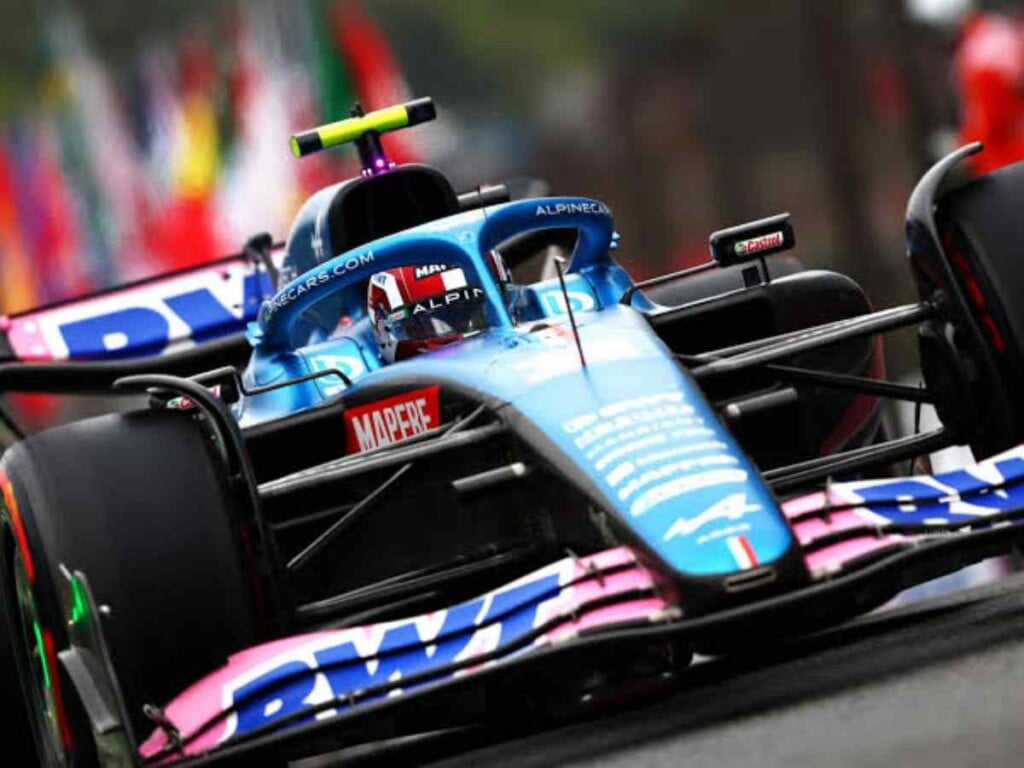 Alpine driver Esteban Ocon