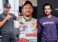 Chase Elliott, Dale Earnhardt Jr. and Ryan Blaney