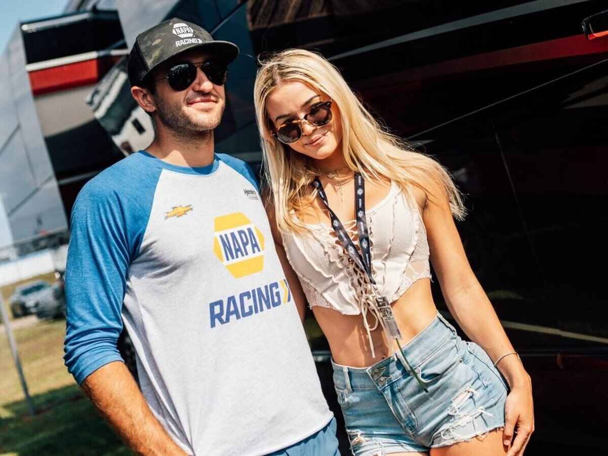 “Freaking pathetic get this clout chaser out of there, Baby Gronk in shambles”- NASCAR Fans reacts as Chase Elliott posts pictures with Olivia Dunne on social media