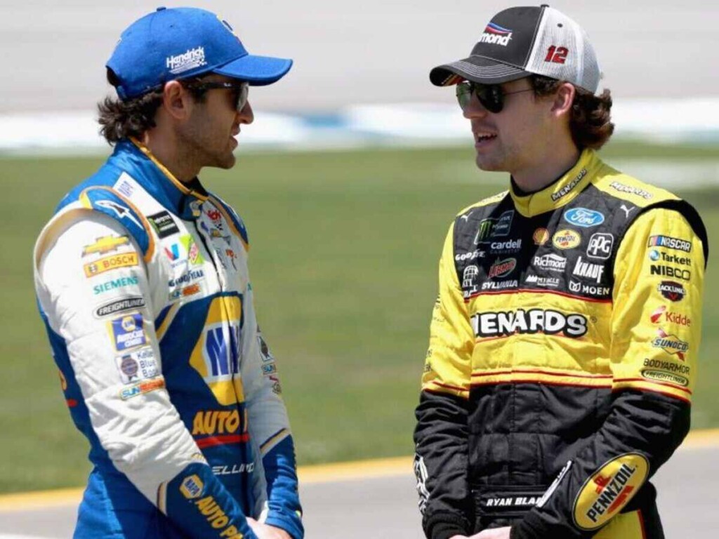 Chase Elliott and Ryan Blaney 1