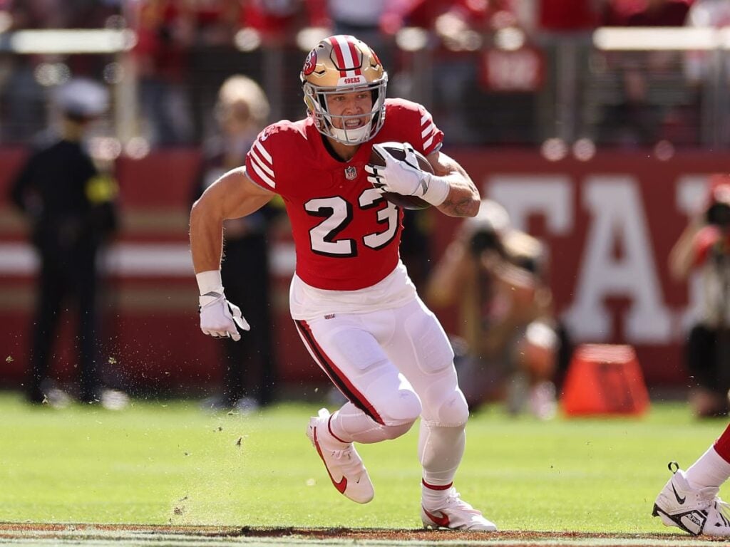 Christian McCaffrey top 10 running backs NFL Gty