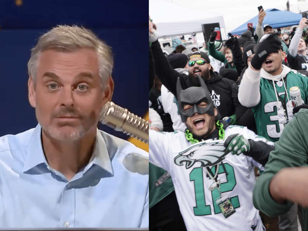 “This n***a so retarded“ – Colin Cowherd gets CLOWNED by Eagles fans for his ‘dumb’ take on Super Bowl chances of the team