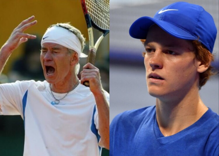 John McEnroe và Jannik Sinner