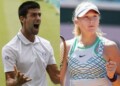 Mirra Andreeva and Novak Djokovic